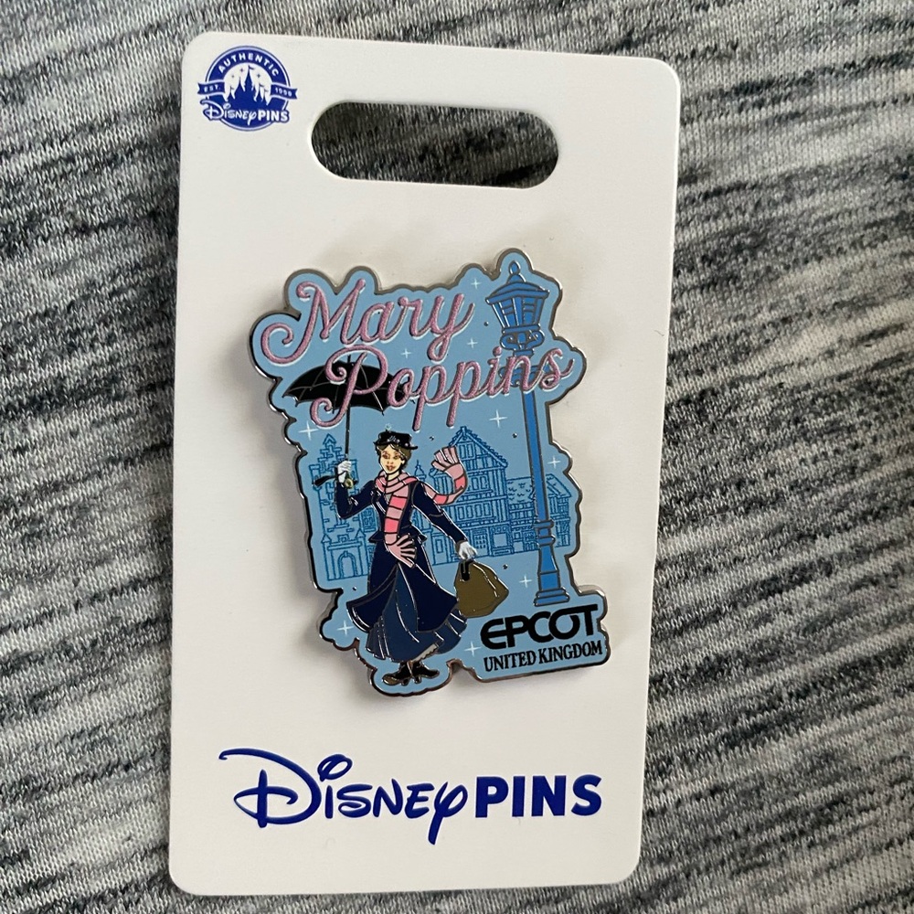 2024 Disney Parks Epcot World Showcase Pin UK United Kingdom Mary Poppins BNWT
